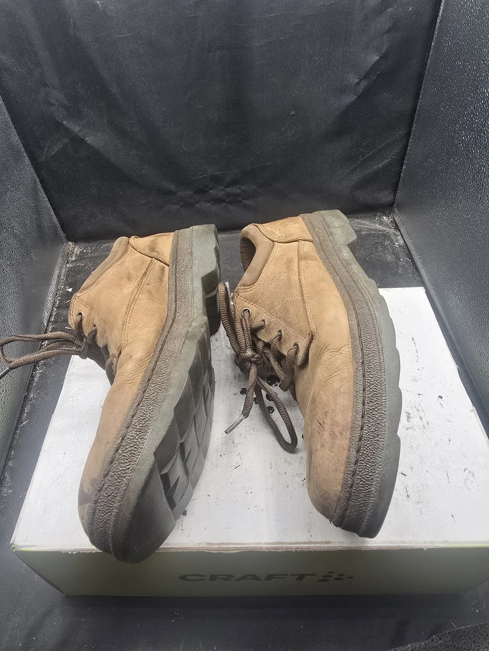 Timberland Brown Leather Lace-Up Oxfords